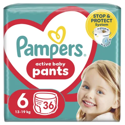 Підгузки Pampers трусики Pants Giant Розмір 6 (15+ кг) 36 шт. (8006540069028)