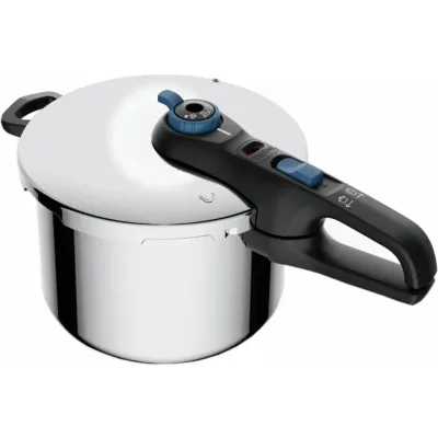 Каструля Tefal Secure Trendy Скороварка з паровим кошиком 6л (P2580701)