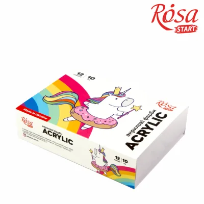 Акрилові фарби Rosa START Unicorn 12 x10 мл (4823098531005)