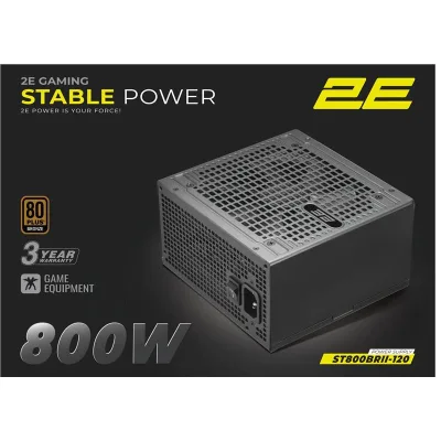 Блок живлення 2E 800W Stable Power Pro ATX3.1 GEN5.0 (2E-ST800BRII-120)