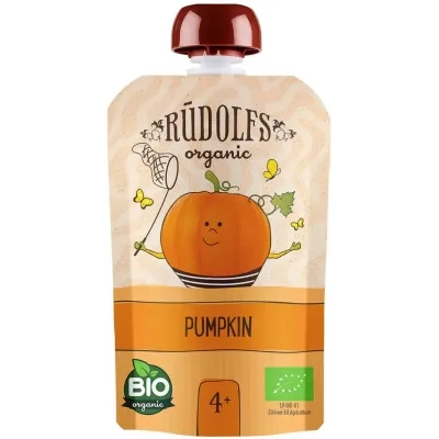Дитяче пюре Rudolfs органічне гарбуз 4+, 90 г (4751017943137)