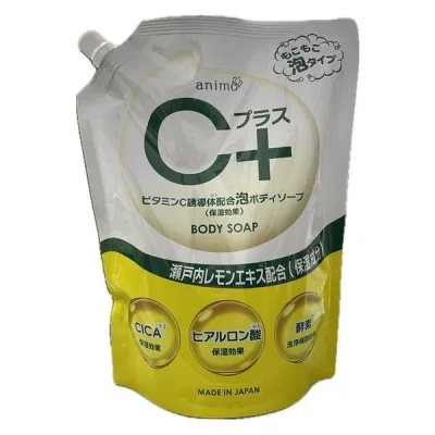 Мило-пінка Rocket Soap C Plus Foaming Body Soap З вітаміном С Змінний блок 800 мл (4571113802103)