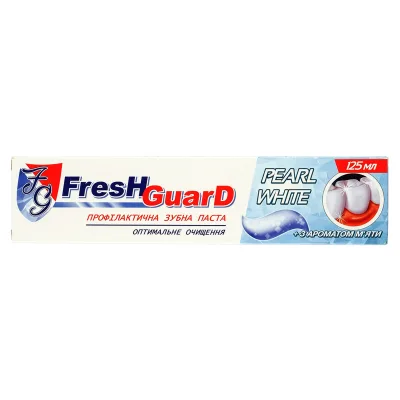 Зубна паста Fresh Guard Pearl White 125 мл (3800031756016)