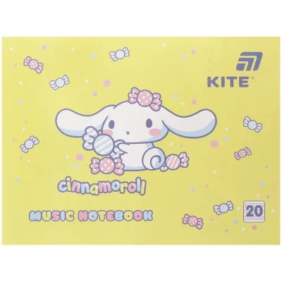 Зошит Kite для нот Cinnamoroll , А5, 20 аркушів (CR26-405)
