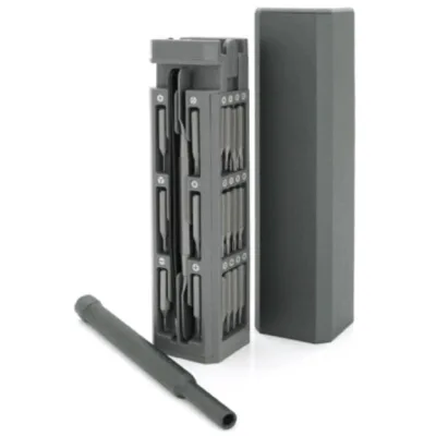 Викрутка Voltronic YT37439, біти 44, лопатка, пінцет, біт S2, Box (YT37439)