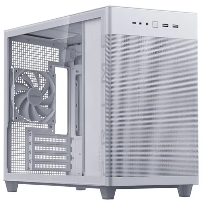 Корпус для ПК ASUS Prime AP201 White Tempered Glass (90DC00G3-B39010)