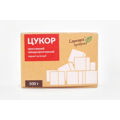 Цукор Саркара продукт пресований 500 г (коробка) (15002)