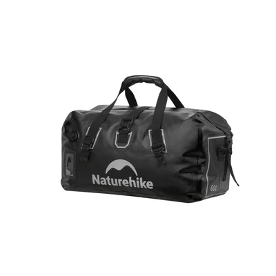 Дорожня сумка Naturehike Водонепроникна CNK2450XB015, 60 л, чорна (6975641883760)