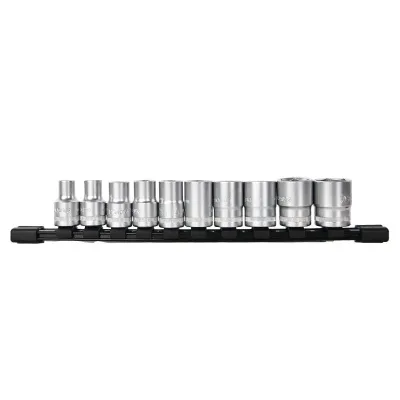 Торцева головка Deli 1/4", 10шт (EDQ41010S)