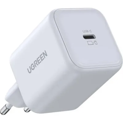 Зарядний пристрій Ugreen USB-C GaN 45W X524 white (65053)