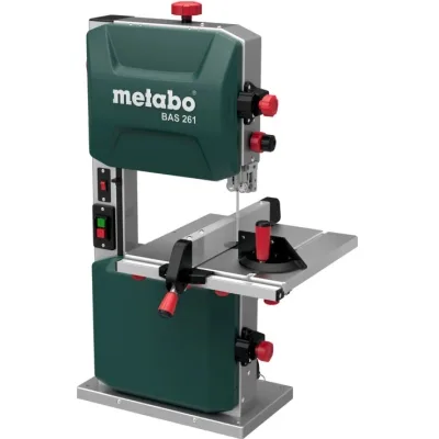 Стрічкова пила Metabo BAS 261 Precision, 400W, ВхШ різу 103x245мм, швидкість різу 735м/хв, стіл 328x335мм (619008000)