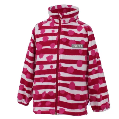 Кофта дитяча Huppa флісова BERRIE 1501BASE фуксія з принтом 92 (4741468465838)