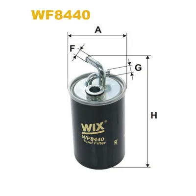 Фільтр паливний Wixfiltron WF8440