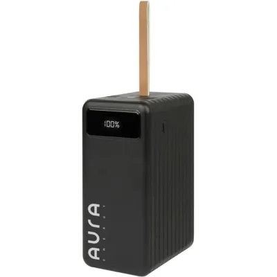 Батарея універсальна AURA NRG-P120 120000mAh 22.5W Black (PBANRG-P120B)