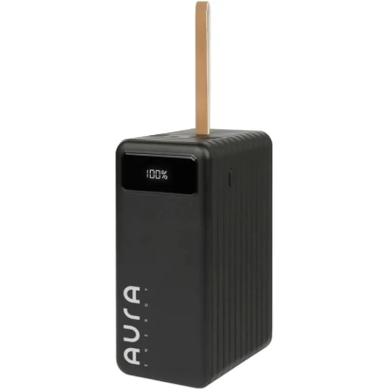 Батарея універсальна AURA NRG-P120 120000mAh 22.5W Black (PBANRG-P120B)