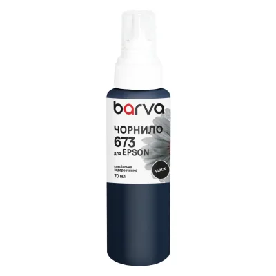 Чорнило Barva Epson 673 70 мл, special, black (E673-408e)