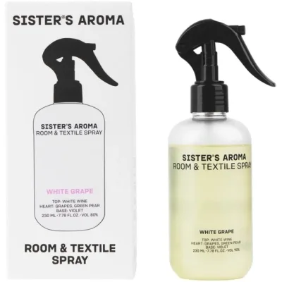 Освіжувач повітря Sister's Aroma Білий виноград Парфумований спрей для кімнати та текстилю 295 мл (4820227785971)