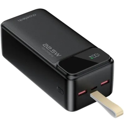 Батарея універсальна Choetech 40000mAh, 22.5W, PD, QC/3.0, Black (B731-ACBK)