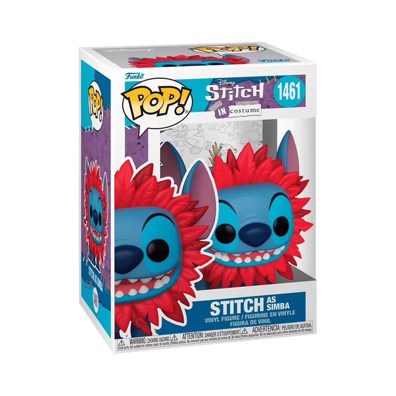 Фігурка Funko Pop серії Disney – Стіч у костюмі Сімби (75164)