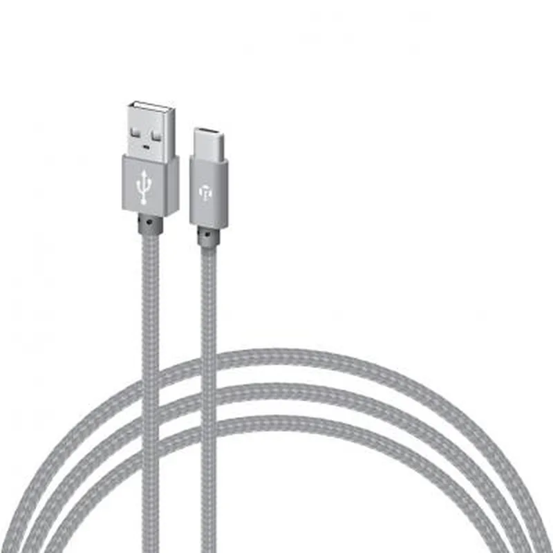 Intaleo CBGNYT2 USB-USB Type-C 2м Grey (1283126489143)