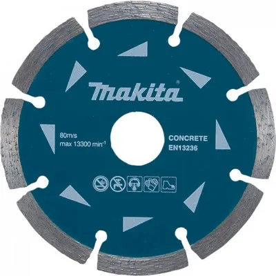 Круг відрізний Makita алмазний по бетону сегментний 230х22.23 мм (D-41610)