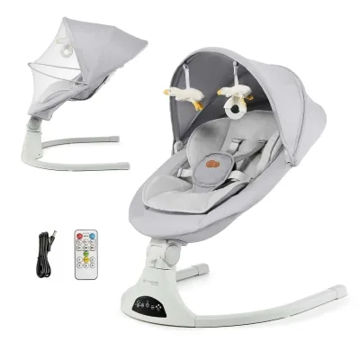 Крісло-гойдалка Kinderkraft Tulsy Gray (5902533926510)