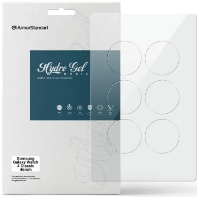 Плівка захисна Armorstandart Matte hydrogel Samsung Galaxy Watch 4 Classic 46mm 6 pcs (ARM92090)