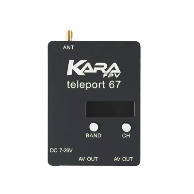 Відеоприймач (VRX) KaraFPV Teleport67 6.1G-7.2G (RX6704)