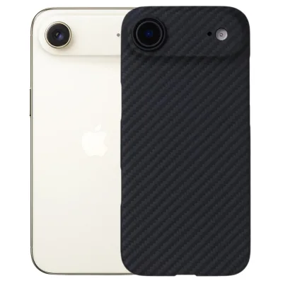 Чохол до мобільного телефона BeCover FIBRA Carbonite MagSafe Apple iPhone 17 Air Black (715407)