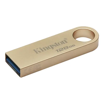 USB флеш накопичувач Kingston 128GB DataTraveler SE9 G3 Gold USB 3.2 (DTSE9G3/128GB)