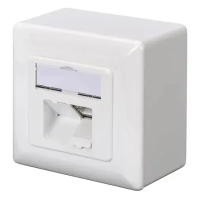 Комп'ютерна розетка Digitus 2xRJ45 FTP, для відкритої проводки (DN-9002-N)