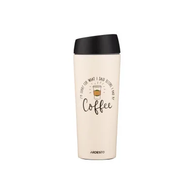 Термокружка ARDESTO Coffee Time 450 мл Бежева (AR2645C)