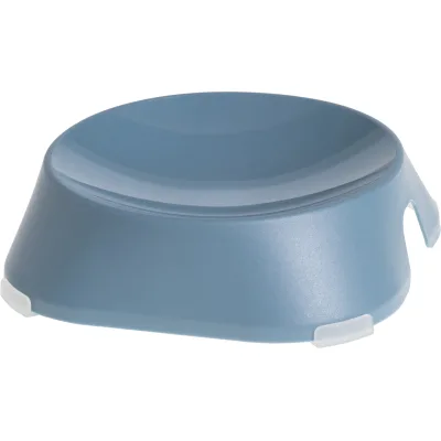 Посуд для котів Fiboo Flat Bowl миска без антиковзких накладок синя (FIB0126)