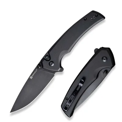 Ніж Sencut Serene, Black Aluminum, Darkwash (S21022B-1)