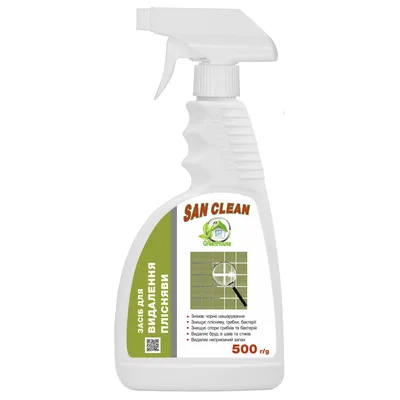 Спрей для чищення ванн San Clean Green House Для видалення цвілі 500 г (4820003543054)