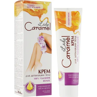 Крем для депіляції Caramel 100% видалення волосся 100 мл (4823015920264)