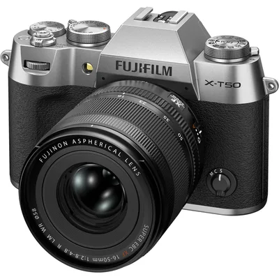 Цифровий фотоапарат Fujifilm X-T50 + XF16-50mmF2.8-4.8 R LM WR Kit Silver (16828569)