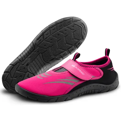 Аквашузи Aqua Speed Aqua Shoe Model 642-27C рожевий, сірий, чорний 38 (5908217676221)