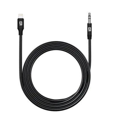 Кабель мультимедійний Lightning to 3.5mm M 1.0m black Armorstandart (ARM76889)