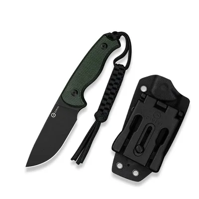 Ніж Civivi Timberbark, Green Micarta, Darkwash (C23094-3)