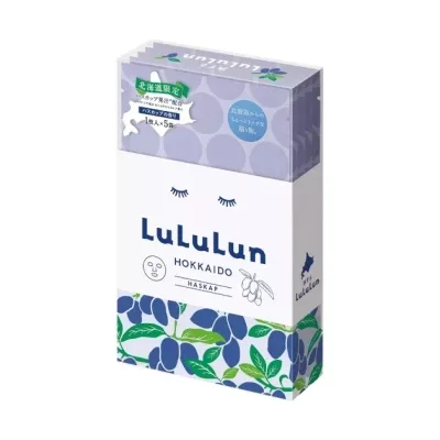 Маска для обличчя Lululun Premium Face Mask Hokkaido Haskap Антиоксидантна З екстрактом жимолості 1 шт х 5 уп (4582305069556)