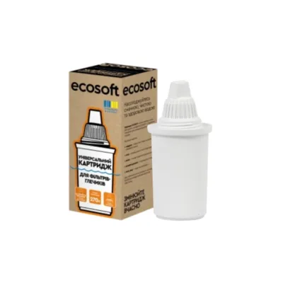 Картридж для фільтра глечика Ecosoft Картридж для глечиків універсальний (4820056801439)