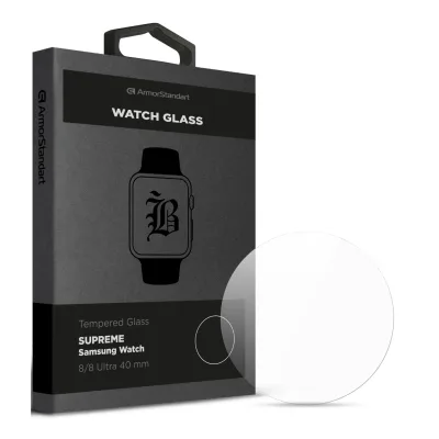 Скло захисне Armorstandart Supreme Black Icon Samsung Watch 8/8 Ultra 40 mm (ARM88141)