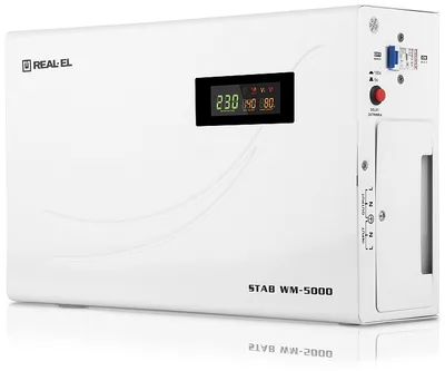 Стабілізатор напруги REAL-EL STAB WM-5000 (EL122400014)