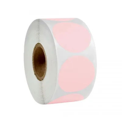Етикетка UKRMARK термо ECO 38x38/ 0.1тис, коло, рожевий (900387)