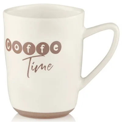 Чашка Ardesto Coffee, 340мл, кераміка, білий (AR3081)