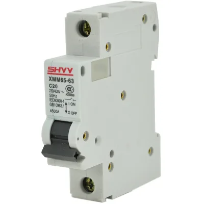Автоматичний вимикач Shyy 1P C20, 230/400V (XMM651PC20)