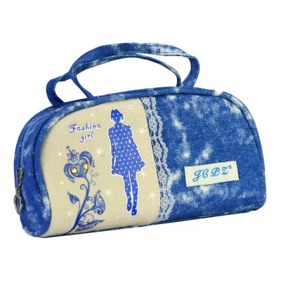 Пенал Cool For School 1 відділення Блакитний (J-2393-blue)