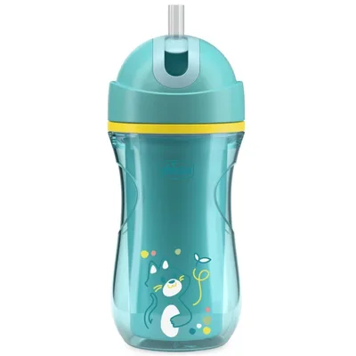 Поїльник-непроливайка Chicco Sport Cup 266 мл. від 14 місяців (бірюзова) (06991.25)