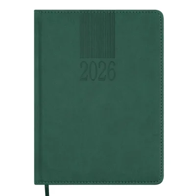 Тижневик Buromax датований 2026 CODE, А5 зелений (BM.2142-04)